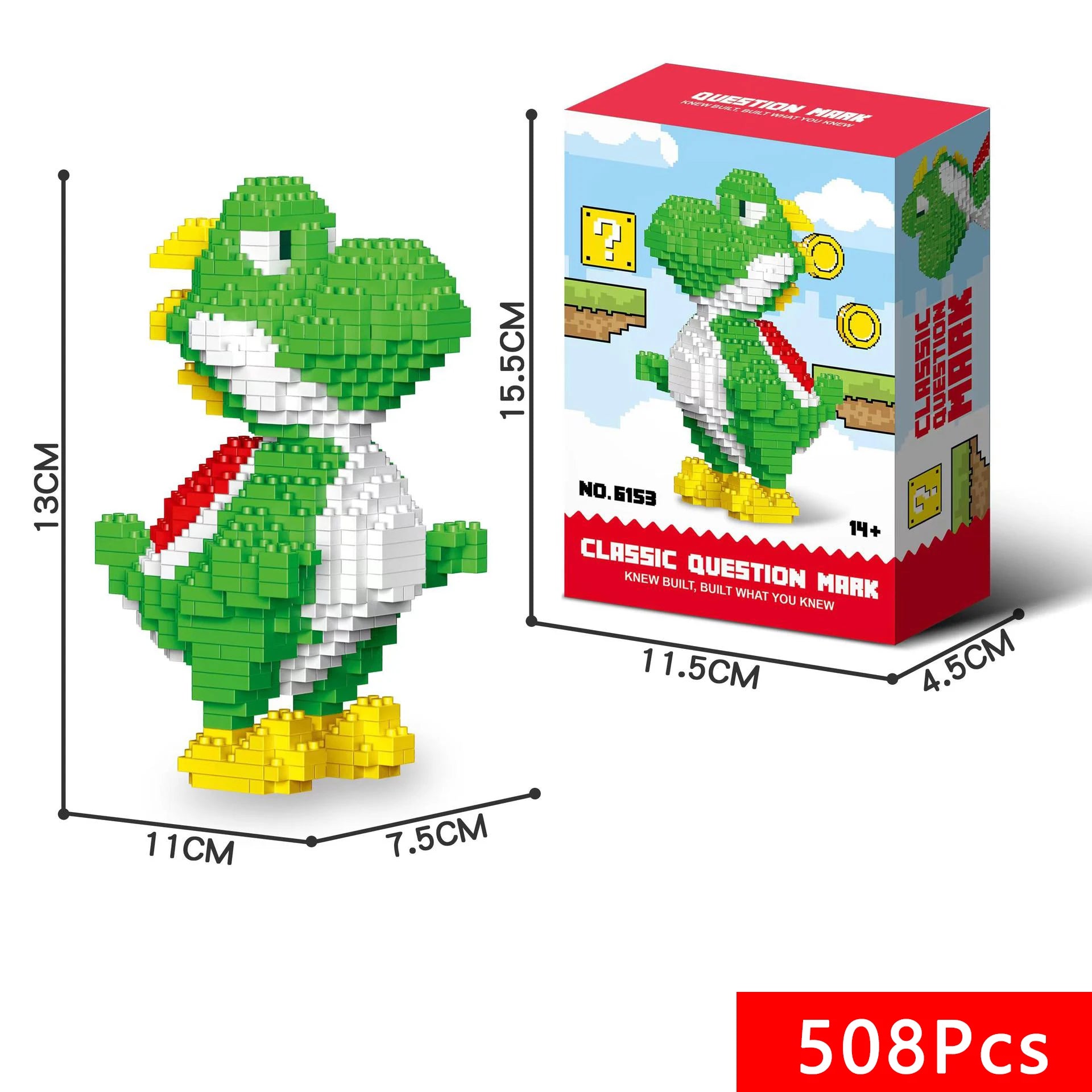 NEW Super Mario Bros Lega Mario Luigi Figure Building Blocks Cartoon Anime Yoshi Assembled Bricks Bowser Toy For Children Gifts