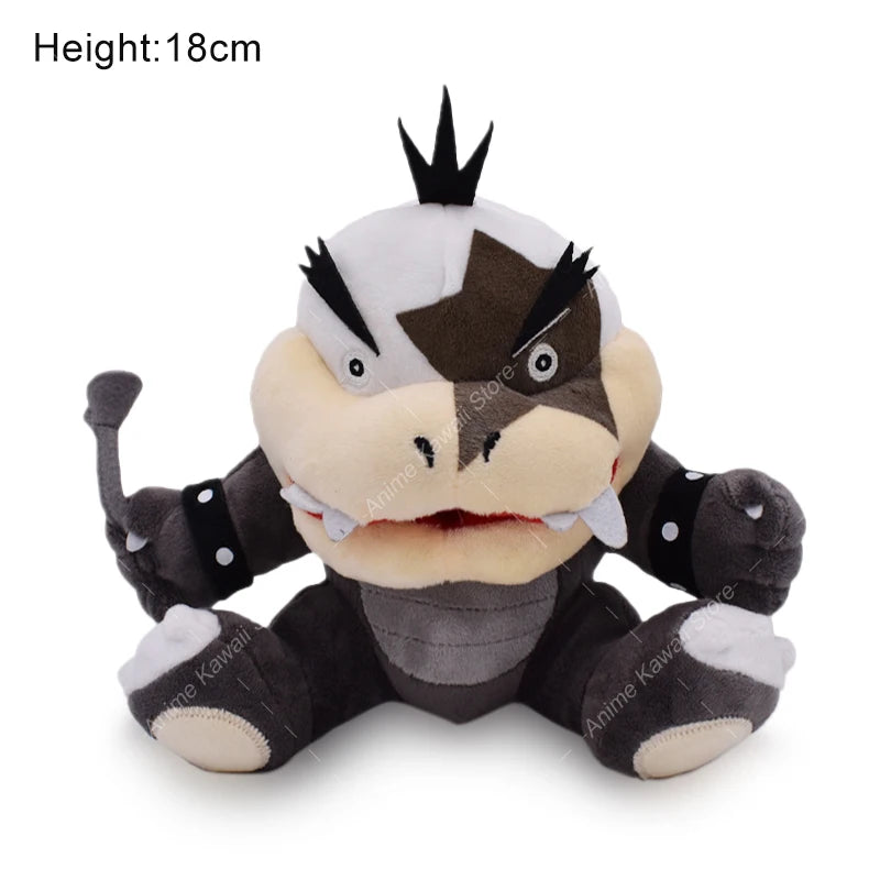 Super Mario Plush Toys Wonder Bowser Jr Meowser Lemmy Iggy Bowser Anime Stuffed Cartoon Peluche Dolls Kids Gifts