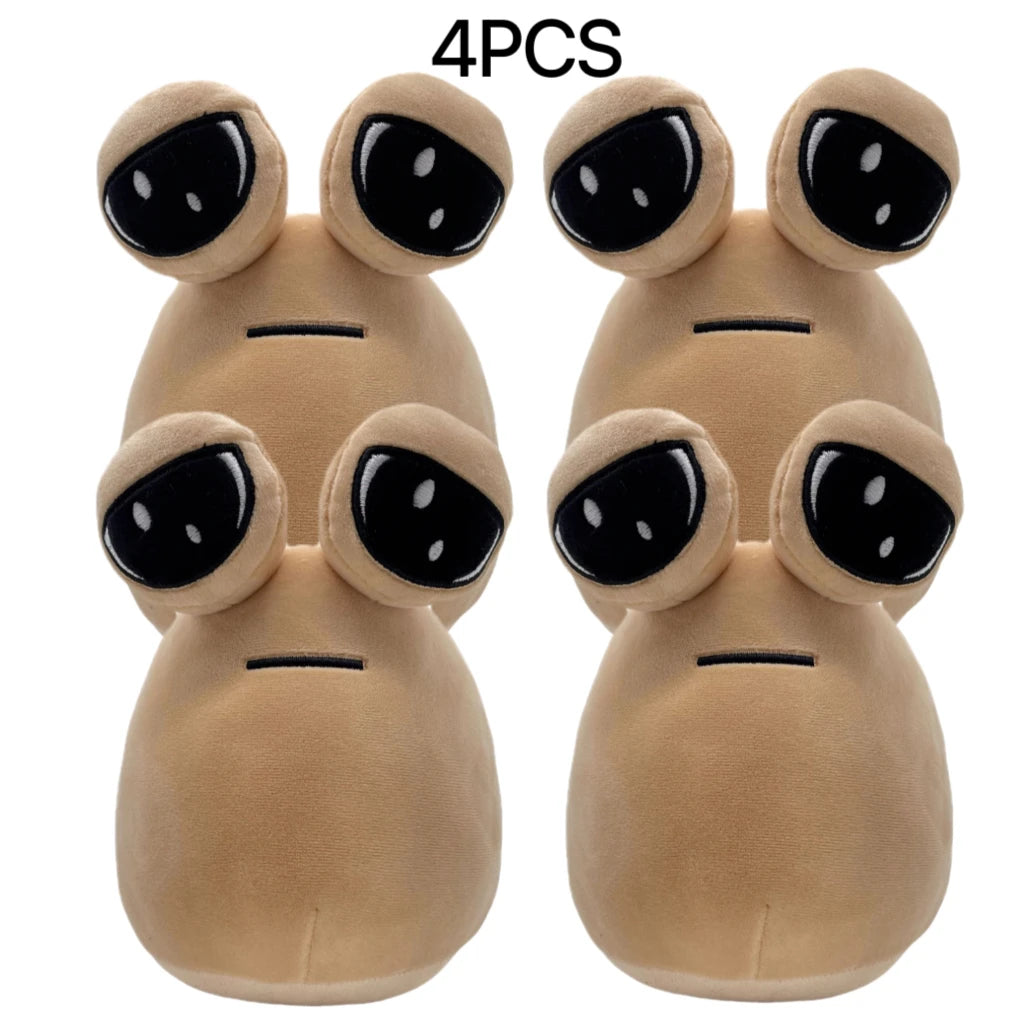 1-6Pcs 22Cm Anime Game The Maw My Pet Alien Pou Kawaii Cartoon Plush Toys Children Birthday Xmas Gifts