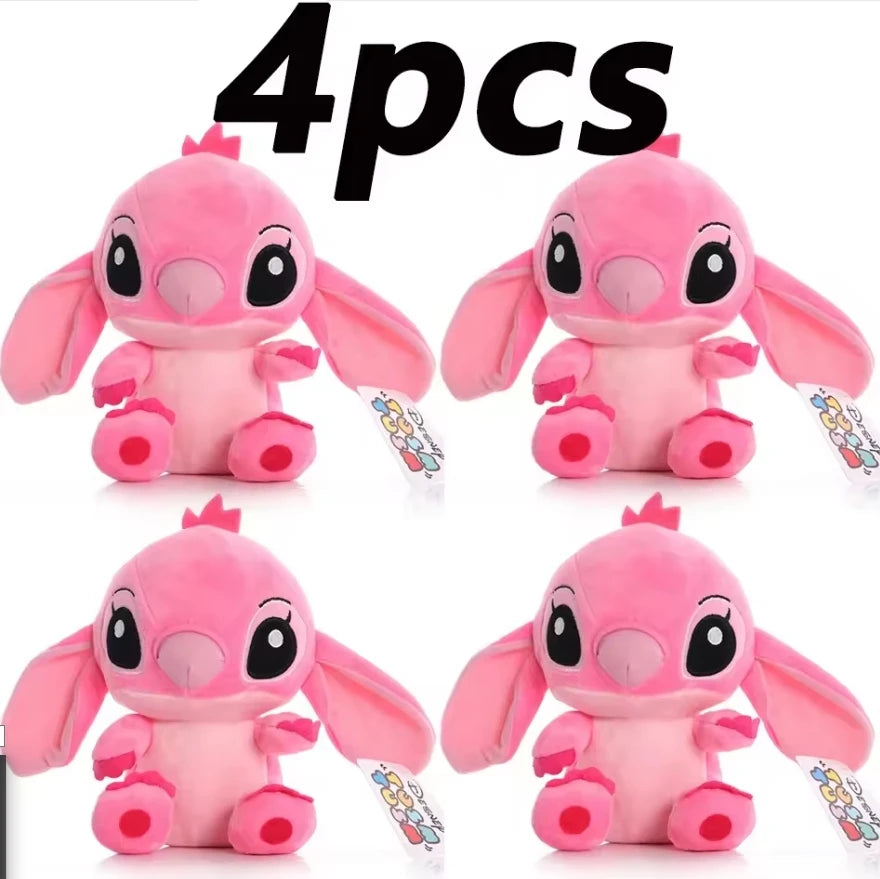 12cm 20cm 25cm Stitch Stuffed Plush Models Cartoon Stuffed Plush Dolls Anime Plush Baby Toys Kawaii Kids Birthday Gift