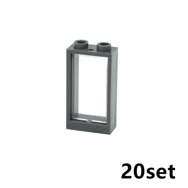 MOC City Friends House Parts Fence Stairs Ladder Gate Building Blocks Door Window Figures Garden Leduo DIY Accessories Bricks