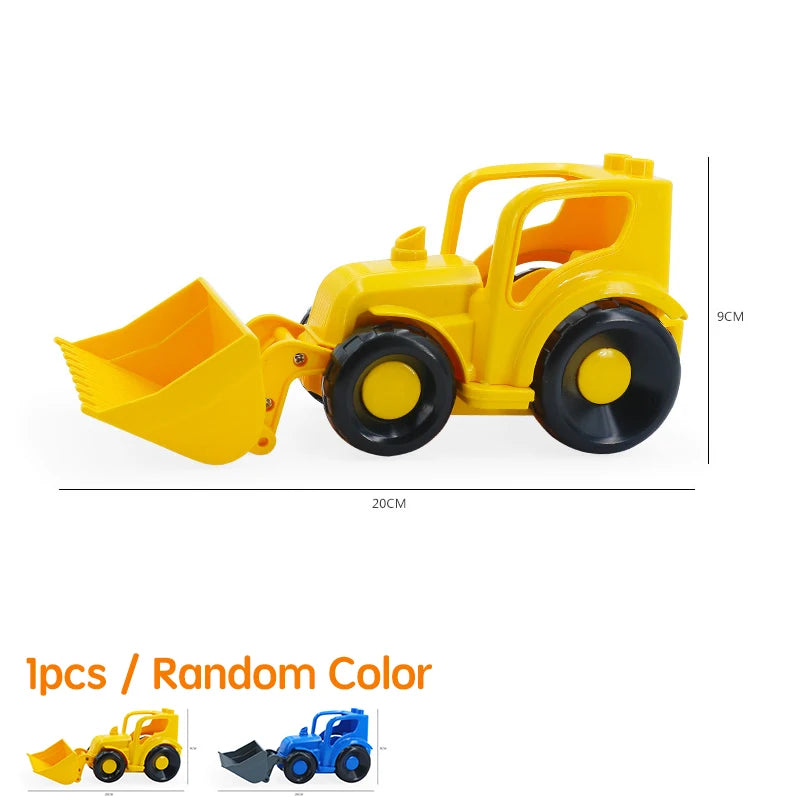 City Car Cartoon Offroad Truck Bread Trailer Bus Big Size Building Blocks Accessories Children Educational DuploLG Bricks Toys