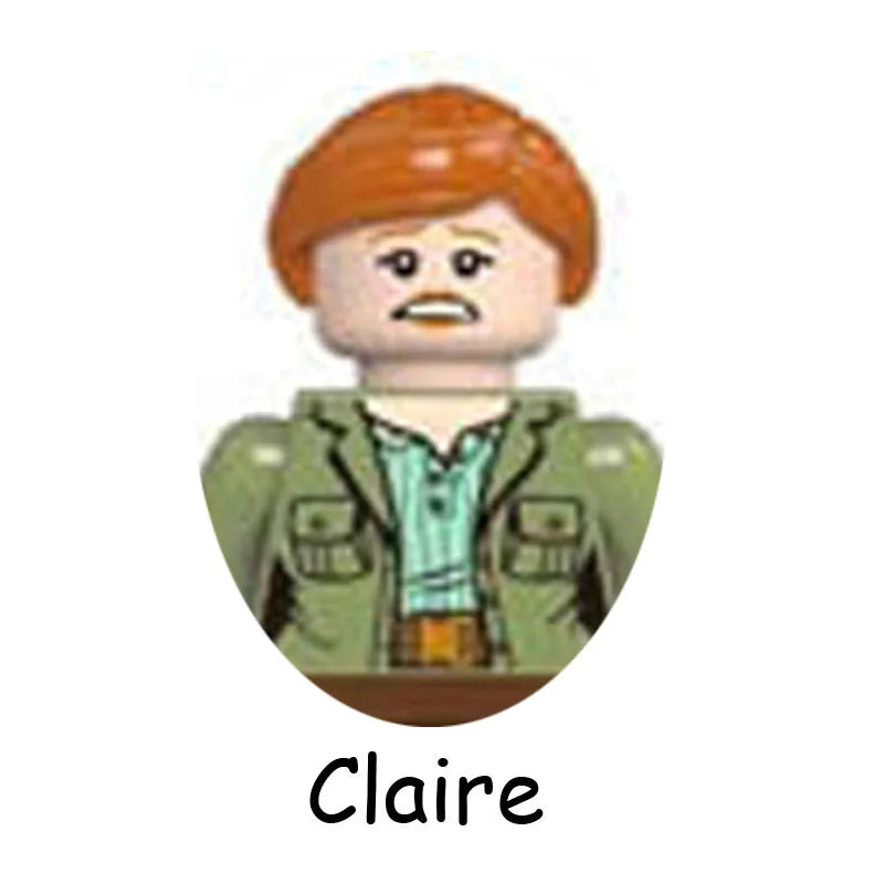 Jurassic Dinosaur World Park Indominus Rex Gyrosphere Escape Ball Owen Blue Model Building Blocks Enlighten Toys For Children