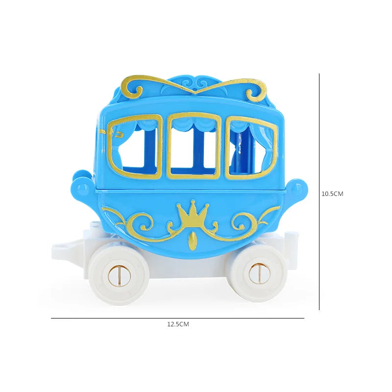 City Car Cartoon Offroad Truck Bread Trailer Bus Big Size Building Blocks Accessories Children Educational DuploLG Bricks Toys