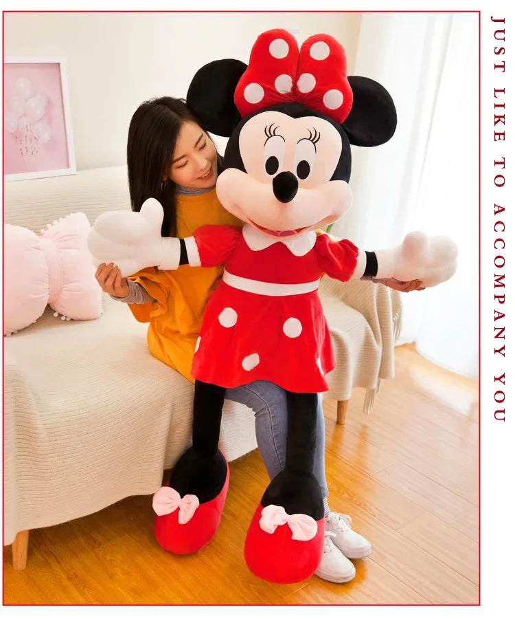 Disney Mickey Mouse Minnie Plush Dolls Animal Stuffed Toys Birthday gift Christmas Gift for Kids Cute Mickey Minnie Presents