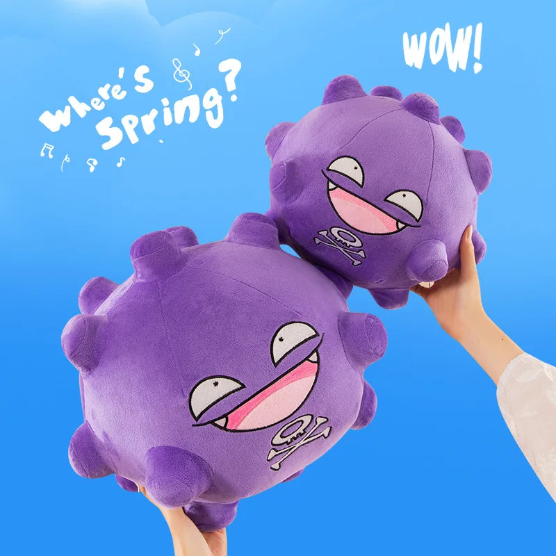 Pokemon Anime Cartoon Gastly Evolution Edition Haunter Gengar Plush Toy Anime Stuffed Doll Gift for Kid Birthday Xmas Collection