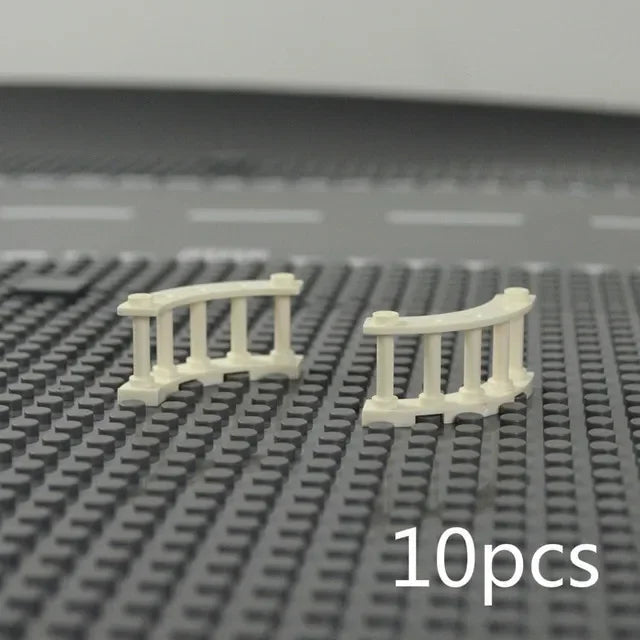 MOC City Friends House Parts Fence Stairs Ladder Gate Building Blocks Door Window Figures Garden Leduo DIY Accessories Bricks