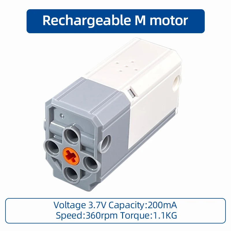 MOC Power Functions Enhanced Version M L XL Servo Red Motor Technical Part Building Block Toy Accessories Compatible with Brand