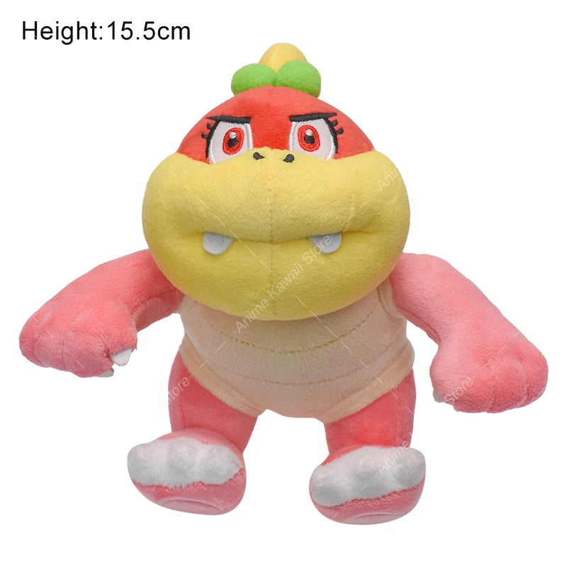 Super Mario Plush Toys Wonder Bowser Jr Meowser Lemmy Iggy Bowser Anime Stuffed Cartoon Peluche Dolls Kids Gifts