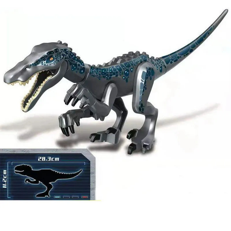 Jurassic Dinosaur World Park Indominus Rex Gyrosphere Escape Ball Owen Blue Model Building Blocks Enlighten Toys For Children