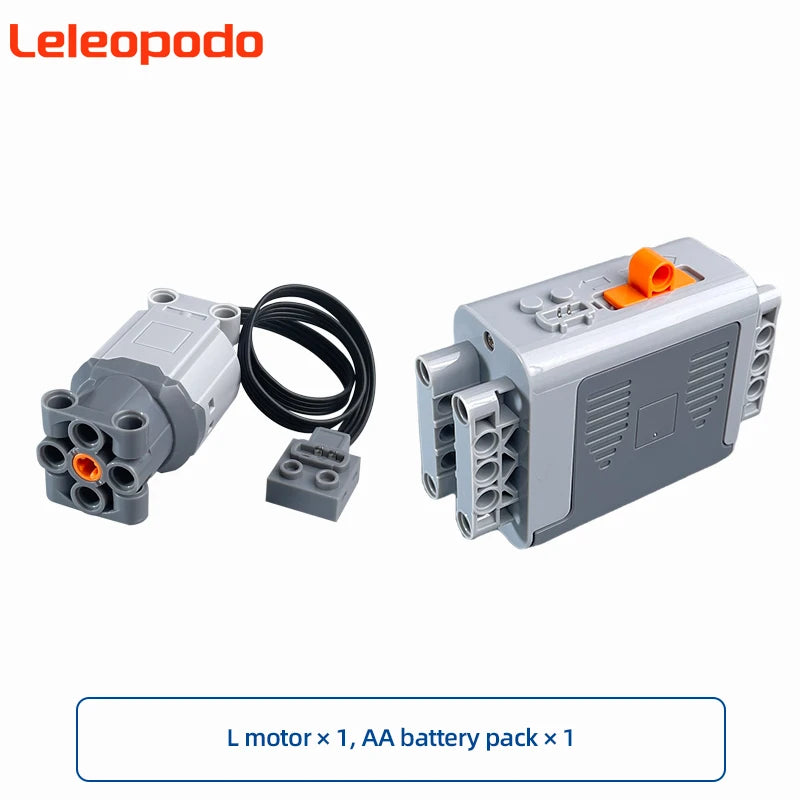 MOC Power Functions Enhanced Version M L XL Servo Red Motor Technical Part Building Block Toy Accessories Compatible with Brand