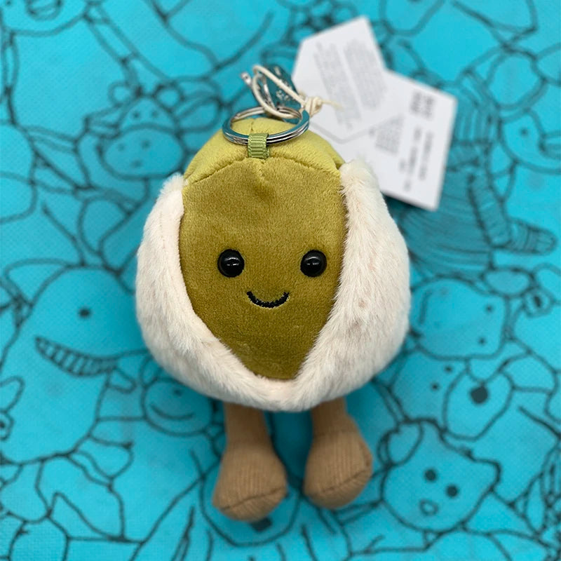 Marshmallow Plush Toy, Small Cherry Charm, Little Turtle Plush Toy, Croissant, Little Penguin JC Bag Charm