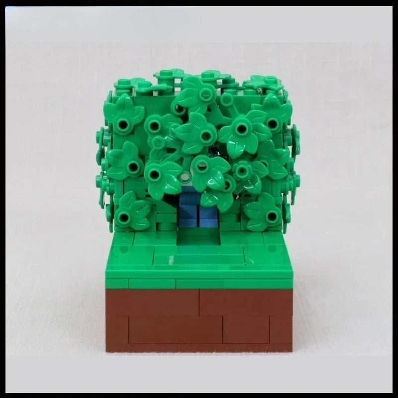 MOC Building Block Homer Backing Into the Bushes Technology Bricks Birthday Christmas Holiday DIY Gifts Adults Toys