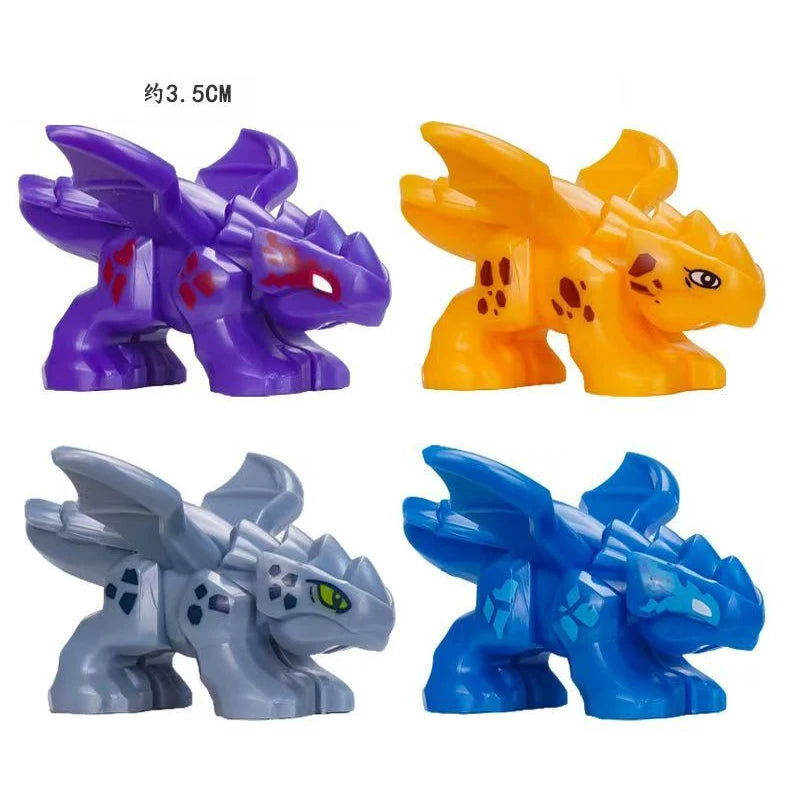 Elemental Building Blocks Assemble Bricks Mini Action Toy Parts Initial Generation Movies Dolls Gifts For Children