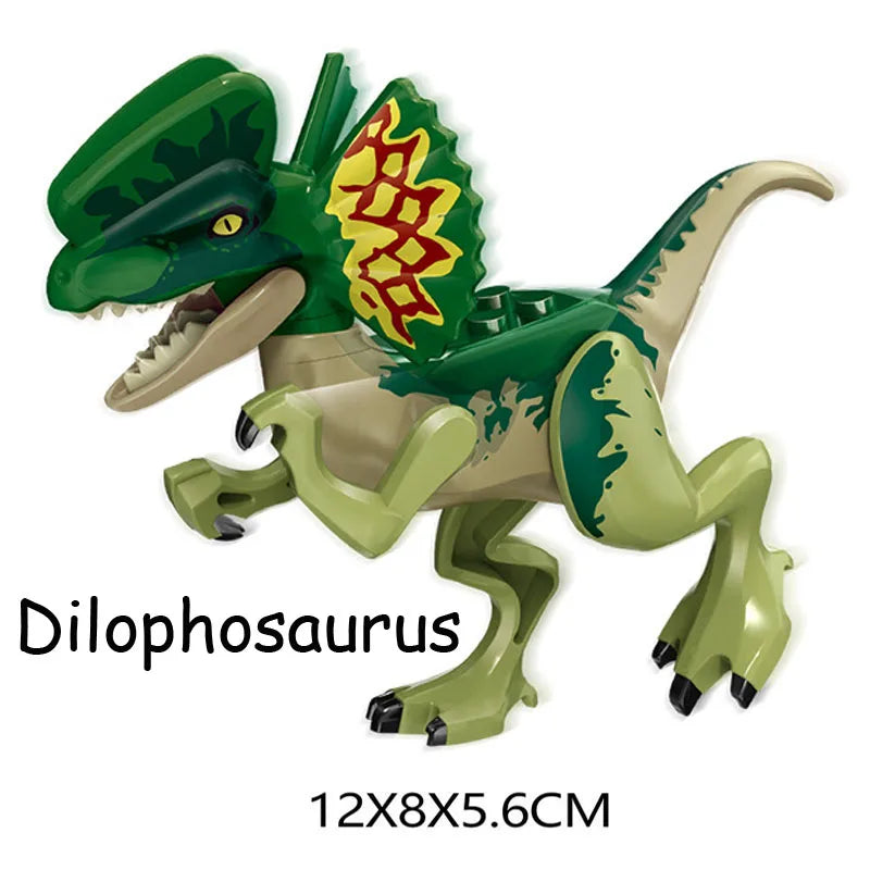 Jurassic Dinosaur World Park Indominus Rex Gyrosphere Escape Ball Owen Blue Model Building Blocks Enlighten Toys For Children