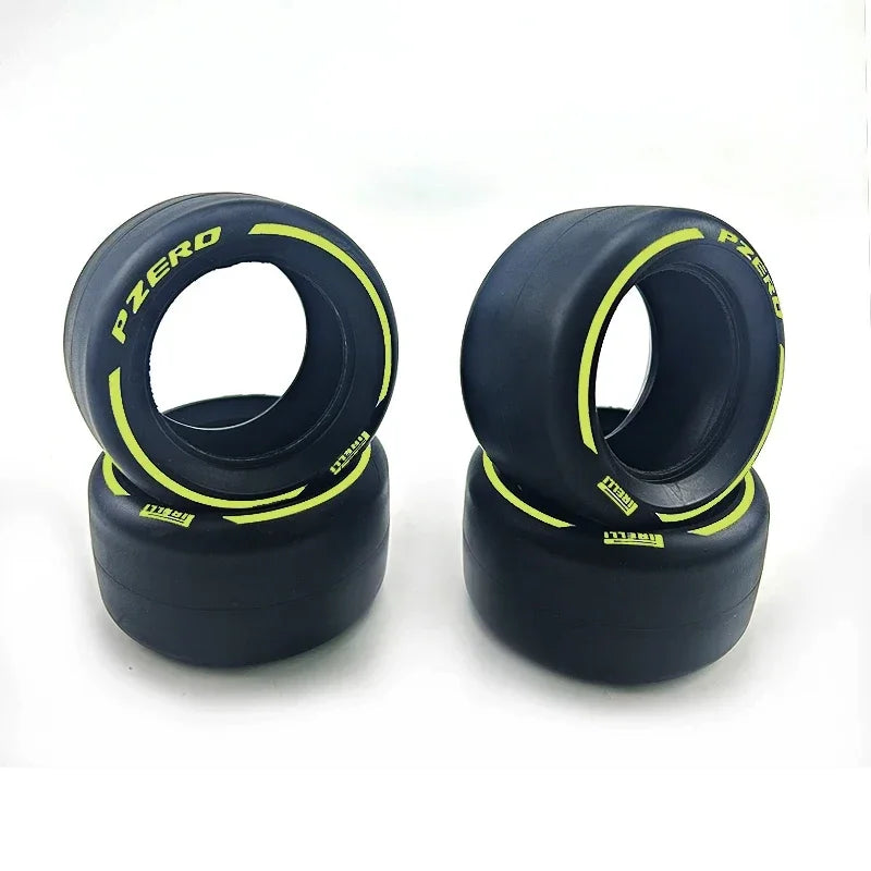 MOC F1 Car Printing tires 4410 81.6x44mm Compatible With 42207 42206 Model MOC Building Technology Accessories Blocks