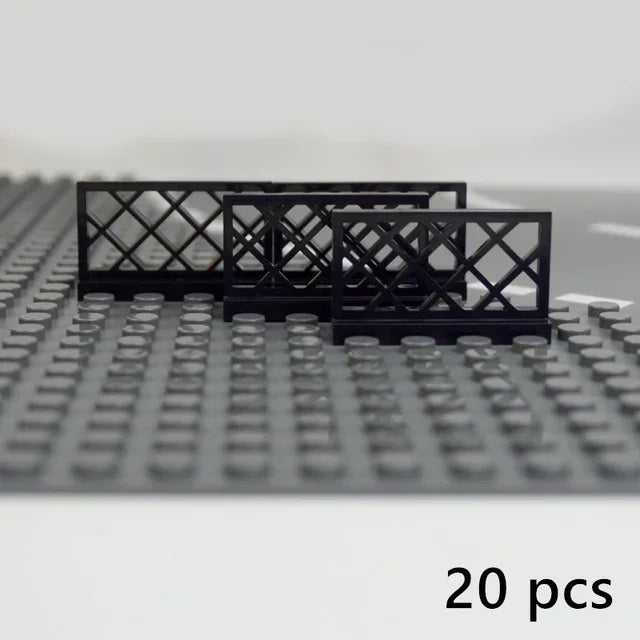 MOC City Friends House Parts Fence Stairs Ladder Gate Building Blocks Door Window Figures Garden Leduo DIY Accessories Bricks