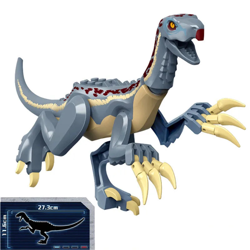 Jurassic Dinosaur World Park Indominus Rex Gyrosphere Escape Ball Owen Blue Model Building Blocks Enlighten Toys For Children