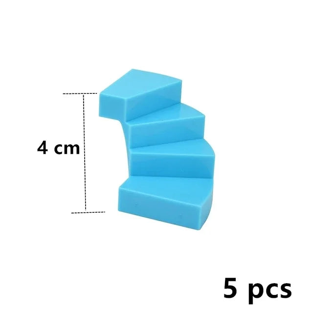 MOC City Friends House Parts Fence Stairs Ladder Gate Building Blocks Door Window Figures Garden Leduo DIY Accessories Bricks