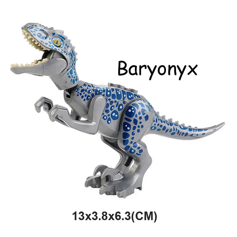 Jurassic Dinosaur World Park Indominus Rex Gyrosphere Escape Ball Owen Blue Model Building Blocks Enlighten Toys For Children
