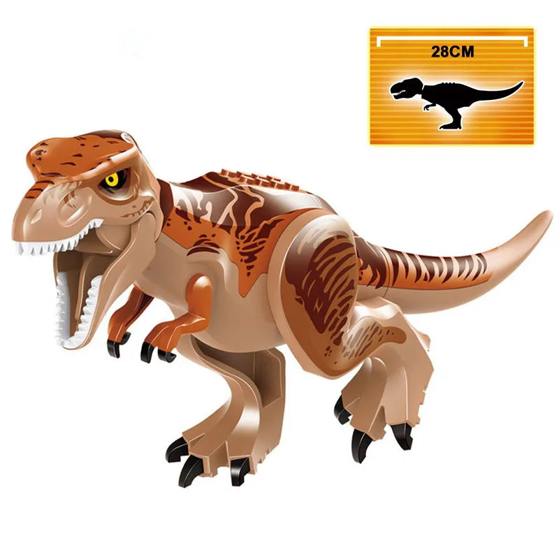 Jurassic Dinosaur World Park Indominus Rex Gyrosphere Escape Ball Owen Blue Model Building Blocks Enlighten Toys For Children