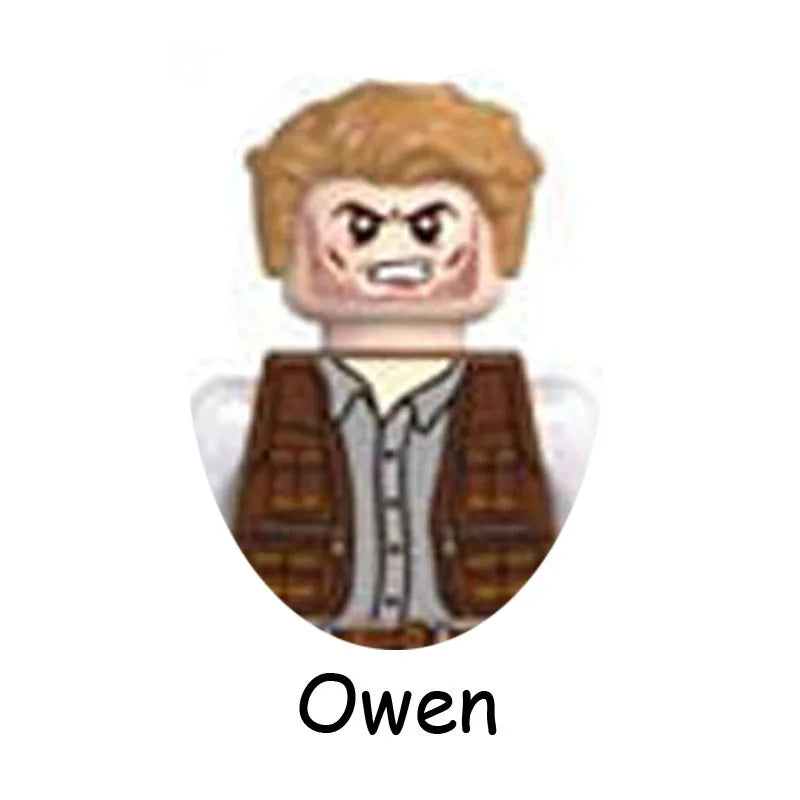 Jurassic Dinosaur World Park Indominus Rex Gyrosphere Escape Ball Owen Blue Model Building Blocks Enlighten Toys For Children