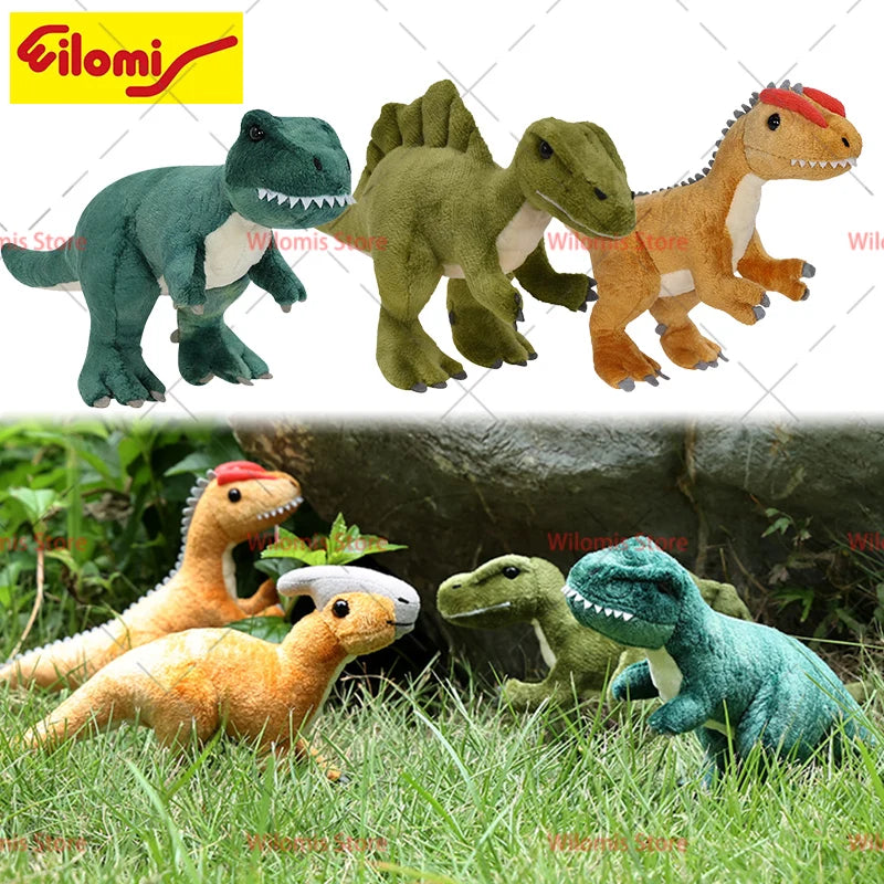 Simulation Dinosaur Plush Toy Baby Dinosaur Stuffed Animal Spinosaurus Tyrannosaurus Dilophosaurus Soft Doll Children's Gift