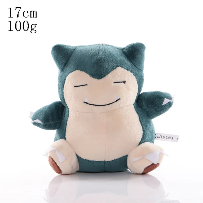 Cute Pikachu Plush Toy Pokemon Charmander Squirtle Bulbasaur Stuffed Doll Eevee Scorbunny Gengar Snorlax Christmas Gifts