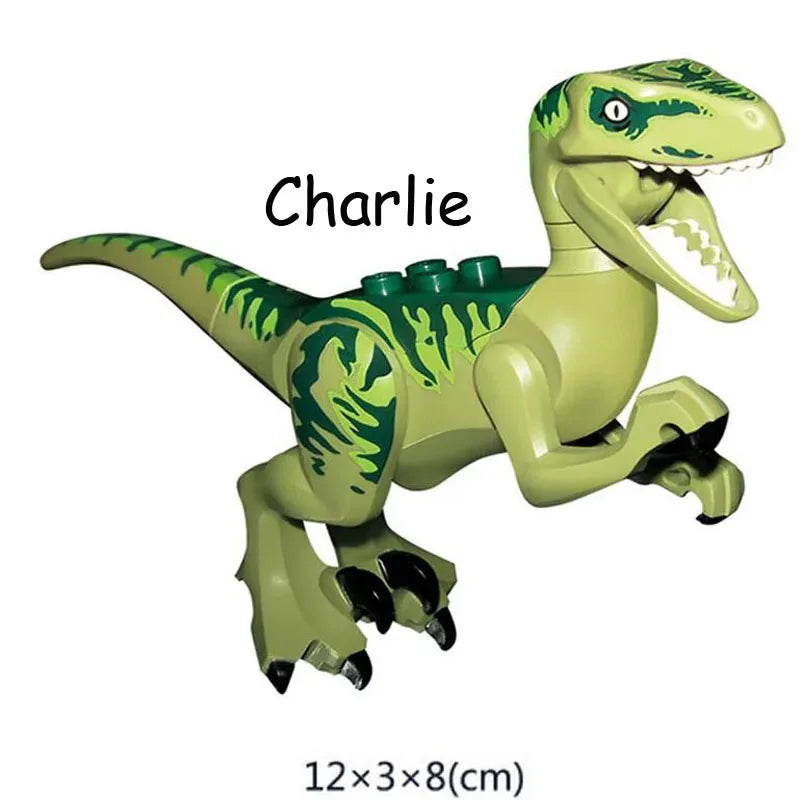 Jurassic Dinosaur World Park Indominus Rex Gyrosphere Escape Ball Owen Blue Model Building Blocks Enlighten Toys For Children