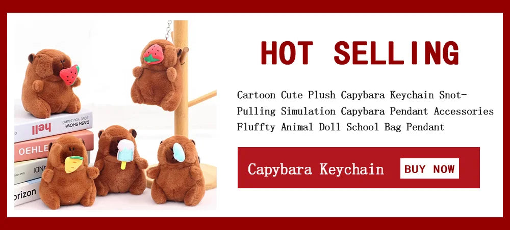 Cute Small Size Capybara Plush Toy With Wings Hoodie Simulation Capybara Doll Fluffty Toy Birthday Gifts