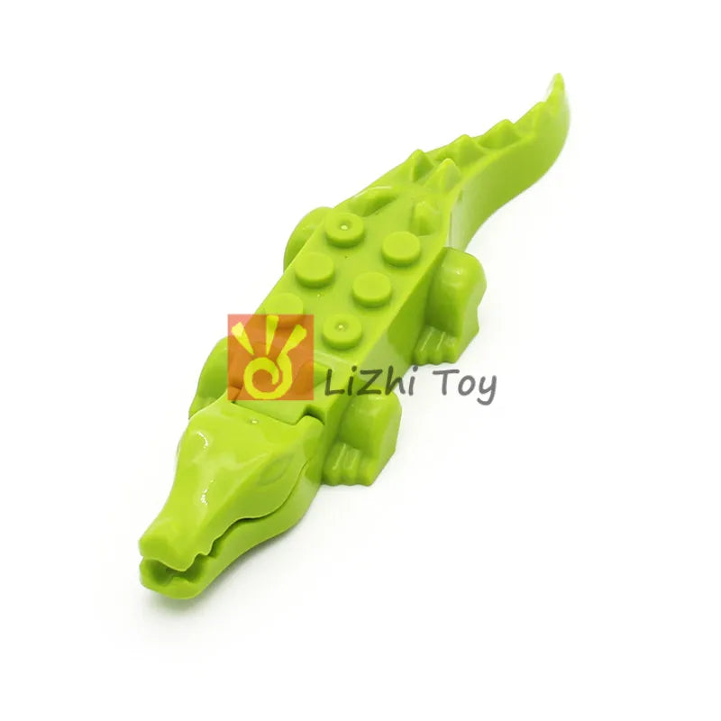 MOC Animal Figure Brick Building Blocks Pet Zoo Dog Penguin Cat Clown Fish Bird Bear Bat Squirrel Owl DIY Model Toys Girls Kids