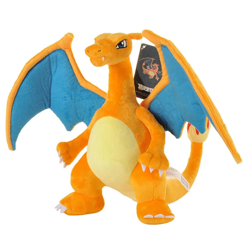 Mega Charizard X Y Soft Plush Toys Cute Anime Figure Kawaii Shiny Gigantamax Rayquaza Charizard Anime Stuffed Toy