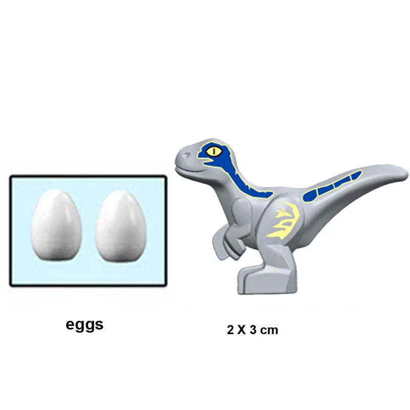 Jurassic Dinosaur World Park Indominus Rex Gyrosphere Escape Ball Owen Blue Model Building Blocks Enlighten Toys For Children