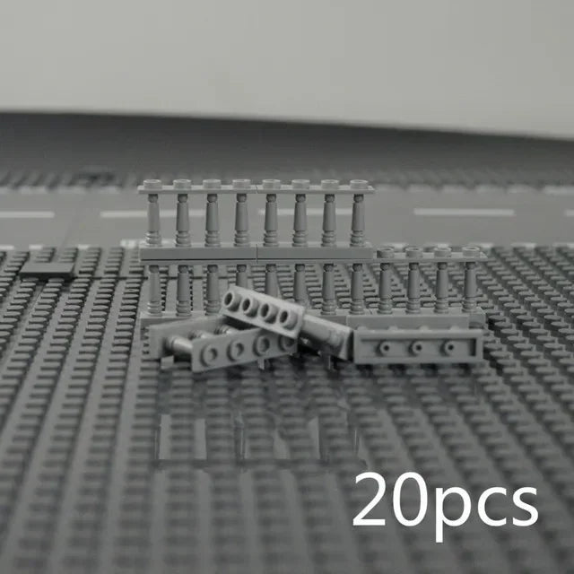 MOC City Friends House Parts Fence Stairs Ladder Gate Building Blocks Door Window Figures Garden Leduo DIY Accessories Bricks