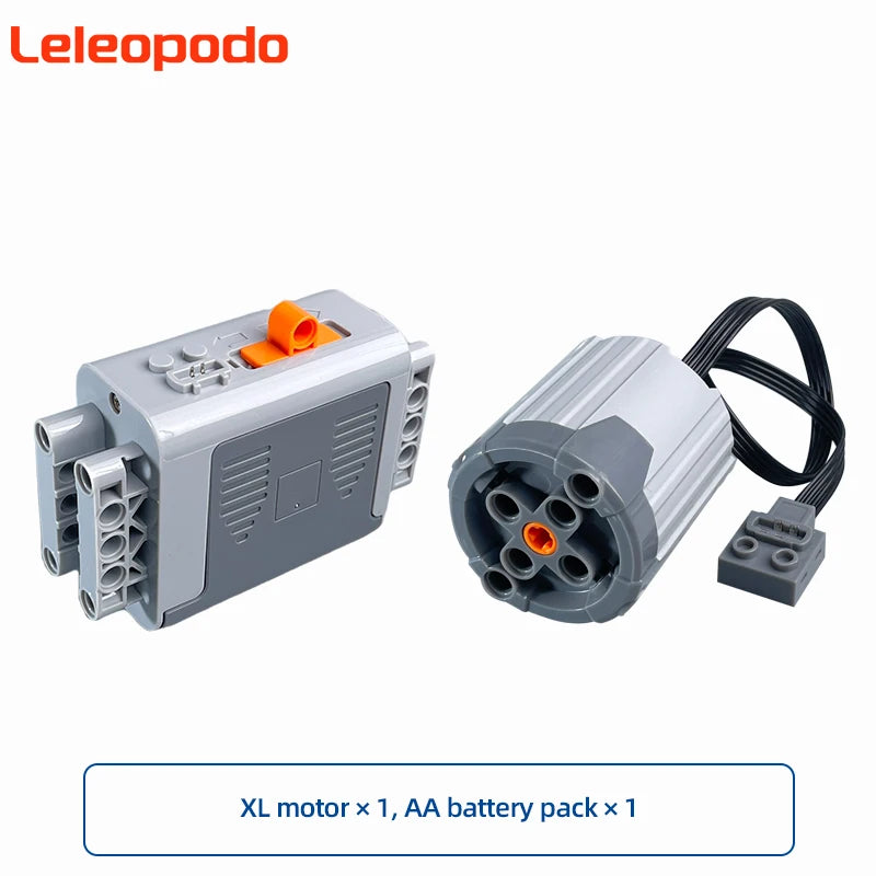 MOC Power Functions Enhanced Version M L XL Servo Red Motor Technical Part Building Block Toy Accessories Compatible with Brand