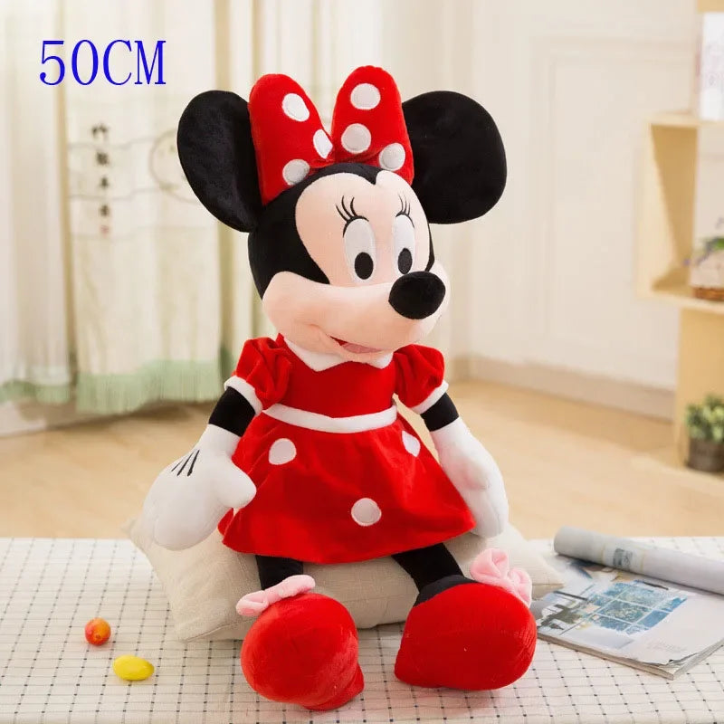 Disney Mickey Mouse Minnie Plush Dolls Animal Stuffed Toys Birthday gift Christmas Gift for Kids Cute Mickey Minnie Presents