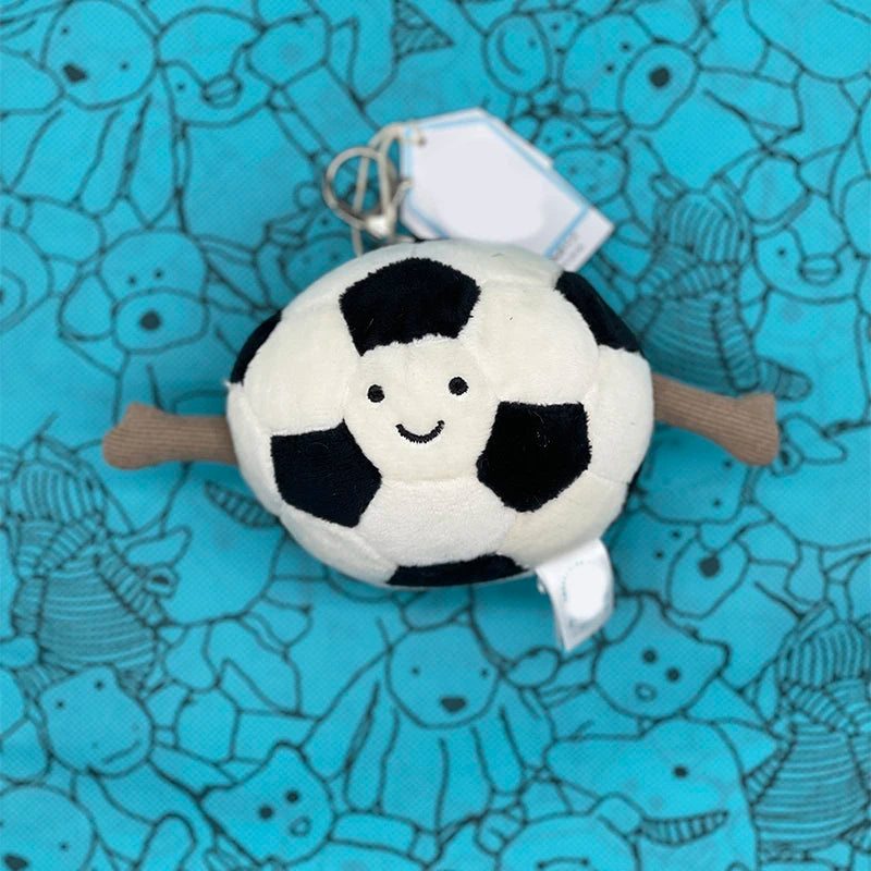 Marshmallow Plush Toy, Small Cherry Charm, Little Turtle Plush Toy, Croissant, Little Penguin JC Bag Charm