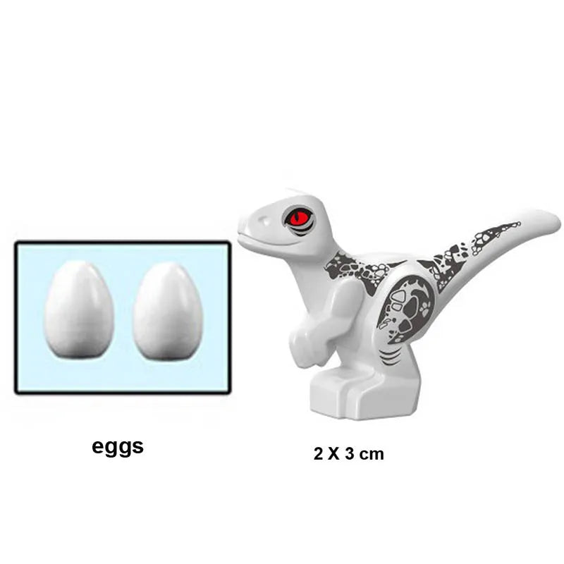 Jurassic Dinosaur World Park Indominus Rex Gyrosphere Escape Ball Owen Blue Model Building Blocks Enlighten Toys For Children