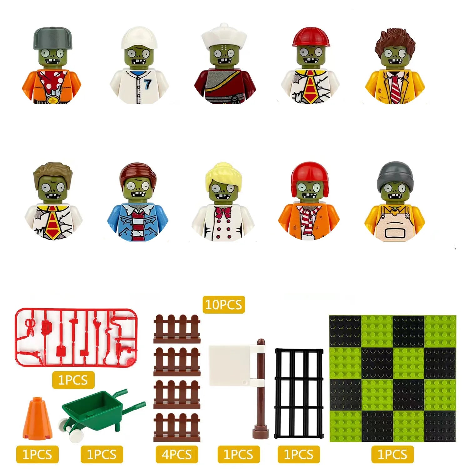 building blocks mini city figures 3D person series movie characters professional doctor police worker fireman robot toys for kid