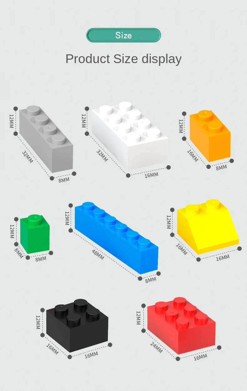 125/250g Building Blocks Bulk Lot Pack Sorted By Color Bricks Block Plate Toys Small Particles Bulk Compatible Legoeds
