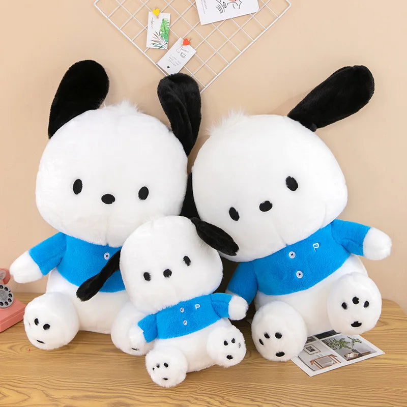 30cm Sanrio Kawaii Pochacco Plush Toy Cartoon & Cute Sleeping Companion Comfortable And Soft Birthday Gift Girl