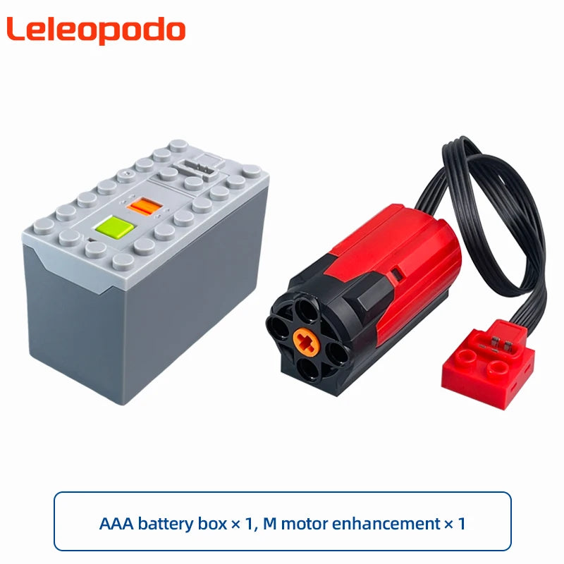 MOC Power Functions Enhanced Version M L XL Servo Red Motor Technical Part Building Block Toy Accessories Compatible with Brand