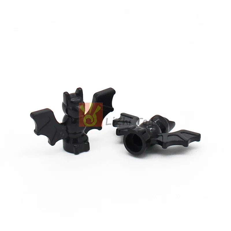 MOC Animal Figure Brick Building Blocks Pet Zoo Dog Penguin Cat Clown Fish Bird Bear Bat Squirrel Owl DIY Model Toys Girls Kids