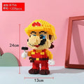 35cm  Super Marios Bros Big Building Blocks Anime Figure Cartoons Model Gient Super Mario Blocks Ornaments Children Gifts
