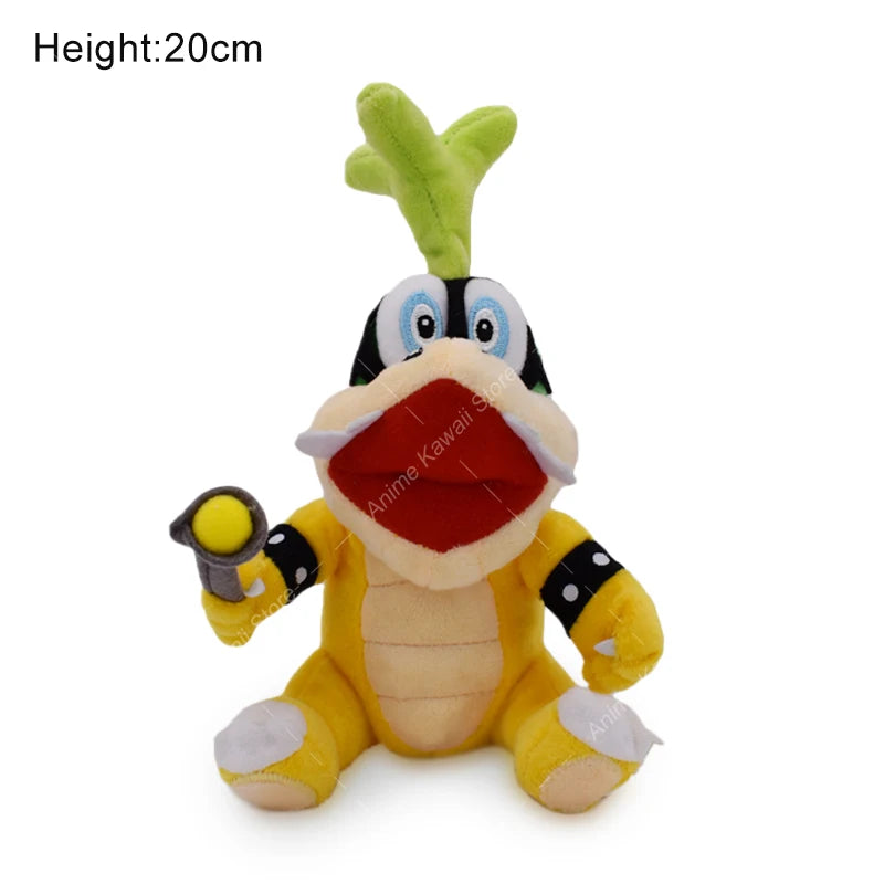 Super Mario Plush Toys Wonder Bowser Jr Meowser Lemmy Iggy Bowser Anime Stuffed Cartoon Peluche Dolls Kids Gifts