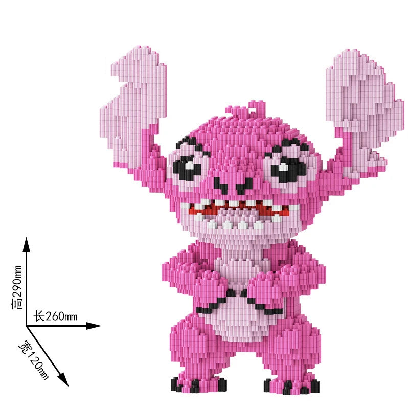 33CM Disney Stitch Blocks - The Best DIY Construction Toy for Kids and Adults Who Love A Challenge DIY Puzzle Building Blocks