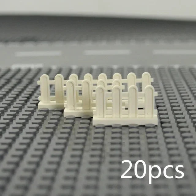 MOC City Friends House Parts Fence Stairs Ladder Gate Building Blocks Door Window Figures Garden Leduo DIY Accessories Bricks