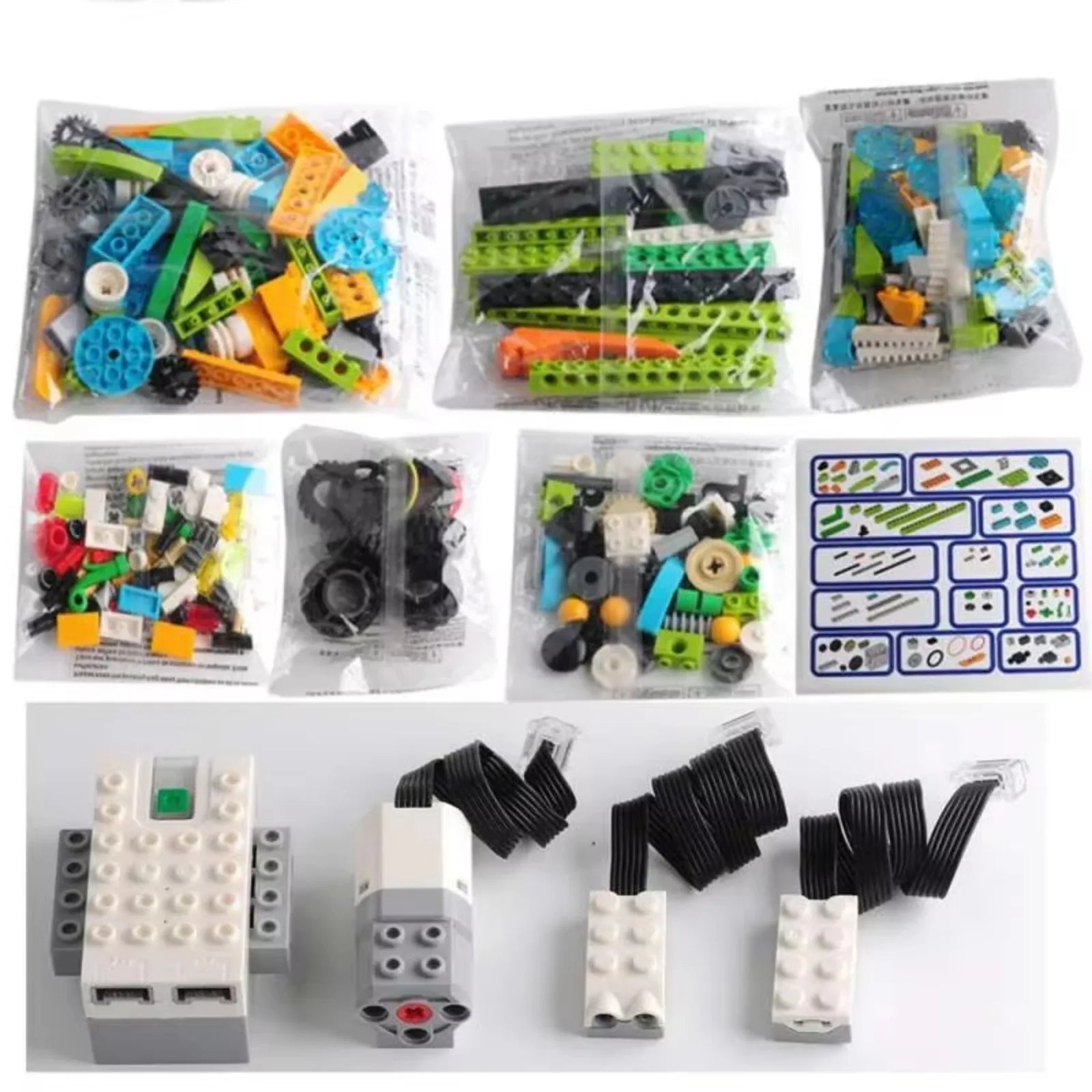 STEM Educational Building Blocks Kit 280pcs with Electronic Sensors for Robot Programming