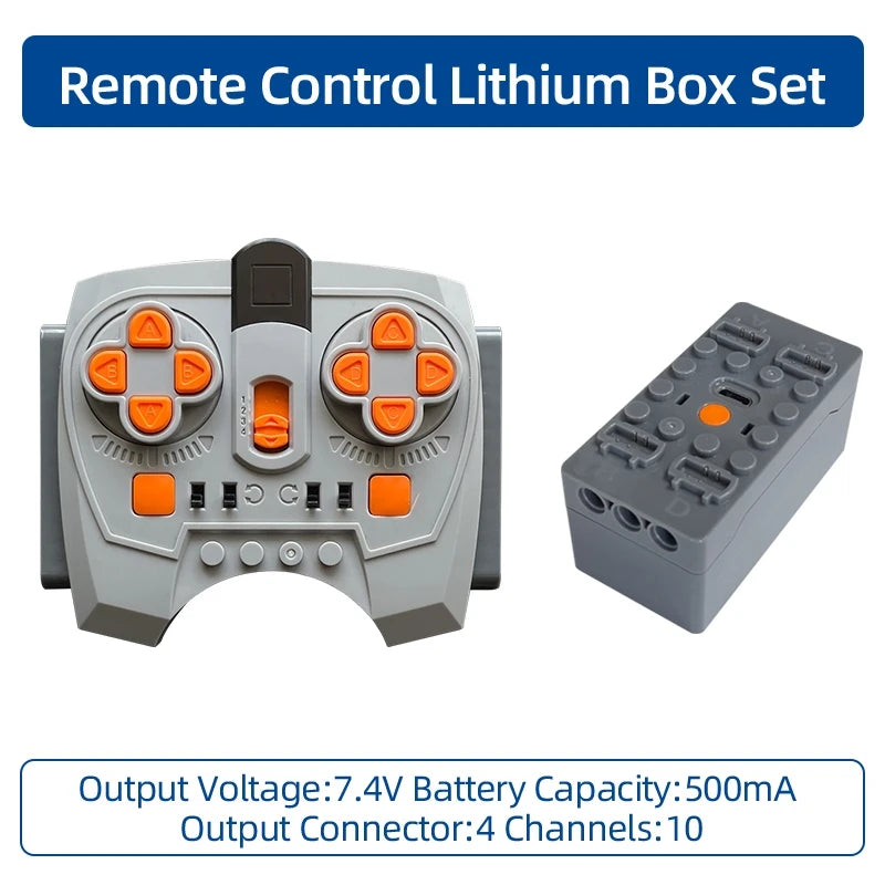 MOC Power Functions Enhanced Version M L XL Servo Red Motor Technical Part Building Block Toy Accessories Compatible with Brand