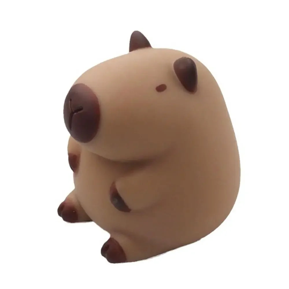 Capybara Slow Rebound  Squeeze Toy Kawaii Brown Squeeze Toys Cartoon Capybara Stress Relief Decompression Toys for Kid Best Gift